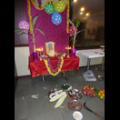 Nach der Puja in einem Restaurant